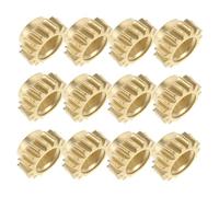 UTHCLO Guitar String Tuning Pegs Gears Reliable Grip and Accurate Stable Tuning 12pcs Metal 15-tooth Hexagonal Tuner Machine Heads for Acoustic and Electric Guitar for Professional