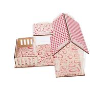 UTHCLO Hamster Toy House Villa Swing Pipes and Climbing Ladder for Small Double Hiding Place Toy Decor for Happy Hamsters Pet Supply