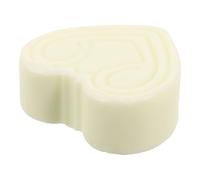 UTHCLO Handmade Moisturizing Soap Bar with Cream Material Heart Shape Hydrates Skin Light Green Colour to Nourish and Soften Skin for Facial Care for Home Use