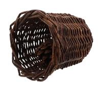 UTHCLO Handwoven Rustic Rattan Bell Pendant for Window Hanging Charming Artisanal Ornament for Home and Party Decorations Lovely Unique Craft for Boy Girl Decor