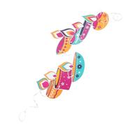 UTHCLO Happy Diwali Party Decorations Cardboard Banner for Classroom Wall Hanging Easy to Assemble Vibrant Festival Celebration Decor for Home Office Door Window Reusable Design
