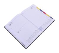 UTHCLO Hardcover Daily Planner Notebook for Work and Study English Layout for Global Use Ink Resistant Portable Personal Organizer with Hourly Schedule and Day Task Management