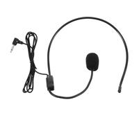 UTHCLO Headset Microphone Microphone for Teachers Tour Guides Comfortable Fit High-fidelity Sound Black Iron Pvc Sponge Lecture Occasions Random Style