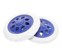 UTHCLO Heavy Duty Caster Wheels Replacement Rubber Foam Material with Stable Structure Design 2pcs Easy Removal and Storage for Shopping Trolley Suitable for Heavy Duty Wheelchair