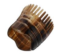 UTHCLO Horn Hair Scalp Massager Massage Comb with Fine Teeth Round Shape Smooth Sanding Portable Design and Mellow Handle for Shampoo and Scalp Relaxation Assorted Style