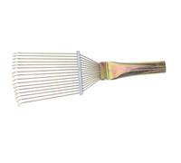 UTHCLO Horse Hair Removing Brush Portable Steel Cattle Grooming Tool with Smooth Surface Golden for Animal Husbandry Sheep Livestock Care