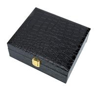 UTHCLO Humidor Retro-Designed Pu Cigar Iron Box and Portable with Wooden Multifuntional Storage to Protection Keep Fresh On-the-go for Travel Cigars for-the-go Use