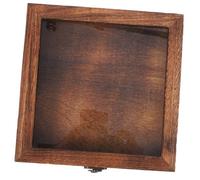 UTHCLO Insect Specimen Display Case Wooden Hook Type Box and Storage with Transparent Lid Retro Style Multi Functional Specimen Frame for Jewelry Coins Crafts Collection