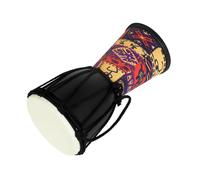 UTHCLO Instrument Pvc Hand Suitable Classroom for for and Music Percussion Goatskin Beginner Djembe Drum with Artificial Head Body, Lightweight Boys Girls Events and Stage