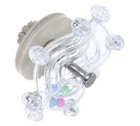 UTHCLO Interactive Bird Swivel Wheel Transparent Parrot Chewing and Exercise for Caged Birds Budgerigar Cockatiel and Parakeet Play and Stress Relief