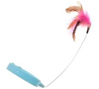 UTHCLO Interactive Cat Collar Teaser for Cats Neck Bite-resistant Multifunctional Blue Kitten Plaything for Exercise and Indoor Fun Pet Bonding to Promote Healthy Activity and Reduce