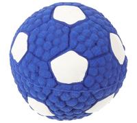 UTHCLO Interactive Small Dog Chew Football, Sturdy Squeaky Teething Ball for Puppies, 9.5cm Molar for Small Breeds like Corgi, Golden Retriever, and Border Collie