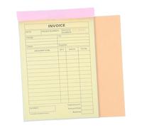 UTHCLO Invoice Book for Small Business Triplicate Order Book with Board Duplicate Receipt Pad for Record Keeping Invoice Pad for Restaurants Photographers Florists Handicrafts 2 Pack