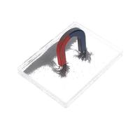UTHCLO Iron Powder Box for Magnetic Field Experiments Physics Teaching Tool for Laboratory Use Accurate Magnetic Flux Line Mapping Device for Science Education