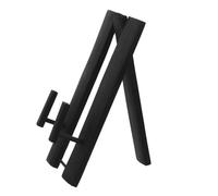 UTHCLO Japanese Bamboo Fan Holder Stand for Handheld Folding Fans Portable Lightweight Display Rack for Home Decor Garden Events Cultural Exhibitions Elegant Asian-inspired Accent Black