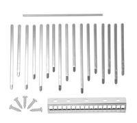 UTHCLO Kalimba Thumb Piano Keys Replacement Metal Keys with Saddle Bridge Portable Finger Piano Parts for Beginners and Experienced Players