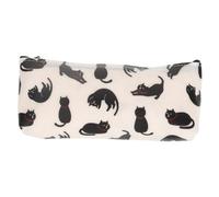 UTHCLO Kawaii Cat Pencil Case 3D Student Pencil Holder White Portable Multi-Function Pen Storage Pouch for School Stationery