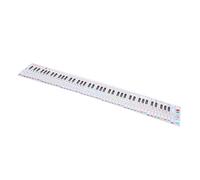 UTHCLO Key Piano Keyboard Practice Chart for Beginners Printing Music Theory Guide Paper Portable Piano Learning Aid for Students and Teachers Efficient Key Ratio Design