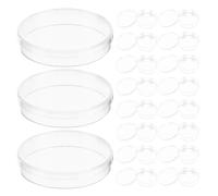 UTHCLO Lab Plastic Laboratory Culture Plates Versatile Use Petri Dishes with Lids 20pcs for Cell Culture and Tissue Engineering Suitable for Science Experiments