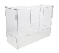 UTHCLO Large Capacity Acrylic Rabbit Hay Holder with Easy to Clean Design and Versatile Placement for Small Pets Including Hamsters and Rabbits