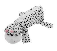 UTHCLO Large Capacity Plush Pencil Case with Zipper Cute Cow Animal Design Soft Protective Pouch for School Stationery Versatile Pen Holder and Small Makeup Bag