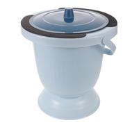 UTHCLO Leak-Proof Portable Urinal Bottle with Odor Prevention Lid, Blue Plastic Bedside Potty for Elderly Patients and Disabled Users, for Home Care and Car Emergency Use