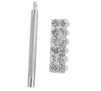 UTHCLO Leather Craft Stamping Tool Set Metal Plant Animal Pattern Stamps for Precise Leather Logo Impressions DIY Embossing Punch Kit and Easy to Use