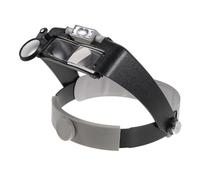 UTHCLO LED Head Mounted Magnifier Kit with Adjustable Headband Magnifying Lens and Bright LED Light for Jewelry Watch Repair Reading and Manual Work
