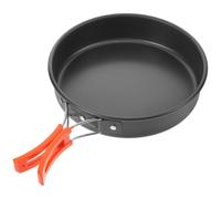 UTHCLO Lightweight Camp Frying Pan with Nonstick Coating, Small Aluminum Alloy Pan for Outdoor Camping and Hiking Trips, Portable Picnic Backpack Pot for Easy Camp Cooking