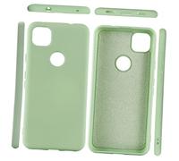 UTHCLO Liquid Silicone Phone Case for Pixel Light Green with Microfiber Lining Shockproof Drop Resistant Washable Protective Cover Precise Cutouts Full Body Protection