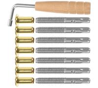 UTHCLO Lyre Accessories Harp String Pin Professional Replacement Accessories Metal and Wood Concise and Simple Design Elegant and Beautiful Smooth Surface without Burr Practical Tuning