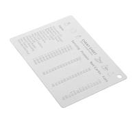 UTHCLO Magnetic Kitchen Conversion Chart Stainless Steel Baking Measurement Guide with Refrigerator Magnet Backing for Accurate Cooking and Baking Units Conversion