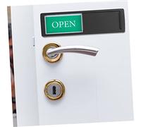 UTHCLO Magnetic Slider Privacy Signboard for Restroom Office Conference Non Scratch Aluminum Open Closed Indicator Bright Color Design Practical Communication Door Sign