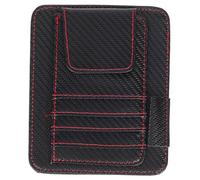 UTHCLO Magnetic Sun Visor Organizer Multi Pocket Car Visor Storage Pouch for Registration Insurance Cards Document Holder Easy Attachment Stylish Interior Accessory