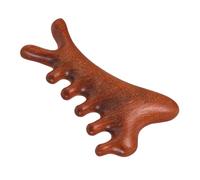 UTHCLO Massage Wooden Wide Tooth Comb Multi-functional Scalp Tool for Hair Care Construction Ergonomic Grip for Relaxation and Comfort