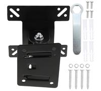 UTHCLO Metal 14-27 Inch Monitor Mount Bracket with 360° Rotation, Wall Mounted Tv Swivel Stand for Lcd Computer Screens, Corner Tv Wall Mount Compatible with Flat Panel Displays