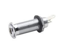 UTHCLO Metal Electric Guitar Jack Long Cylinder Threaded Socket for Bass and Electric Guitar Smooth Surface Easy Installation Replacement Part