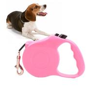 UTHCLO Meters Retractable Dog Leash Pink Small Lightweight Walking Lead for Puppies Up One Finger Lock Button Ergonomic Handle for Comfortable Pet Walks Random Color