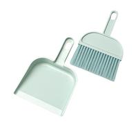 UTHCLO Mini Broom and Dustpan Set Compact PP Material Soft Bristle Brush for Desktop Bed Cleaning Small Space Versatile Dustpan Brush Kit for Home Office Use