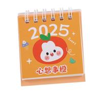 UTHCLO Mini Desk Calendar Desk Planner Double-wire Binding Portable Office Calendar