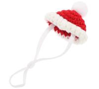 UTHCLO Mini Knitted Hamster Hat for Small Pets, Cute Red Hood Pet Costume Accessory, Headwear for Hamsters and Guinea Pigs, Suitable for Halloween and Daily Use