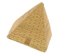 UTHCLO Miniature Pyramid Figurine Craft for Decor Resin -Landscape Ornament Culture-Inspired Desk Accessory Unique for History Enthusiasts