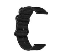 UTHCLO Minimalist Nylon Watch Replacement Strap for Forerunner Breathable Wristband with Simple Design Easy to Install Black Canvas Band