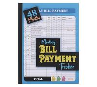 UTHCLO Monthly Bill Payment Tracker Notebook Budget Planner Book A4 Paper with Ample Writing Space Monthly Financial Summary for Family Budget Management