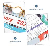 UTHCLO Monthly Wall Calendar Hanging Organizer Lightweight Space-saving Appointment Planner for Home Office with Memo Writing and International Holidays