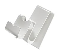 UTHCLO Multi-function Pot Lid Rack with Spoon Rest and Stable Base Kitchen Countertop Pan Cover and Cooking Ladle Holder Versatile White Stand for Organized Utensil Storage and Pot Cover