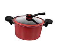 UTHCLO Multi-functional Pressure Cooker Nonstick Soup Pot Lid for Steaming Stewing and Braising for Everyday Cooking