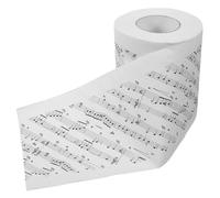 UTHCLO Music Note Toilet Paper Festive Xmas Printing Tissue Unique Decorative Roll