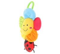 UTHCLO Musical Stroller Hanging with Detachable Plush Flower Wind Bell for Crib and Play Stimulates Grasping Ability and Sensory Development Safe and Design