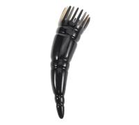 UTHCLO Natural Ox Horn Comb Static Hair Treatment Tool for Growth Massage Durable Manual Scalp Massager with Meridian Therapy Unisex Hair Care Accessory